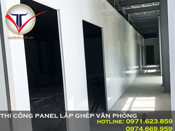 Thi công lắp ghép Panel làm văn phòng